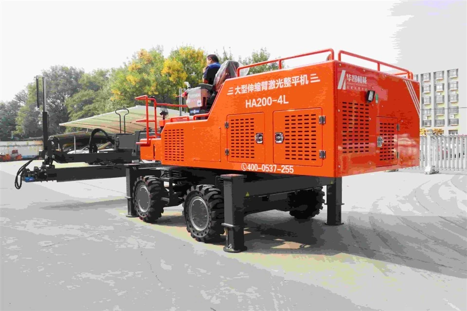 6m Telescopic Boom Concrete Laser Screed Leveling Machine best